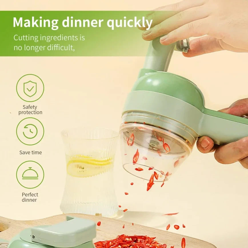 QuickPrep 4-in-1 Electric Chopper