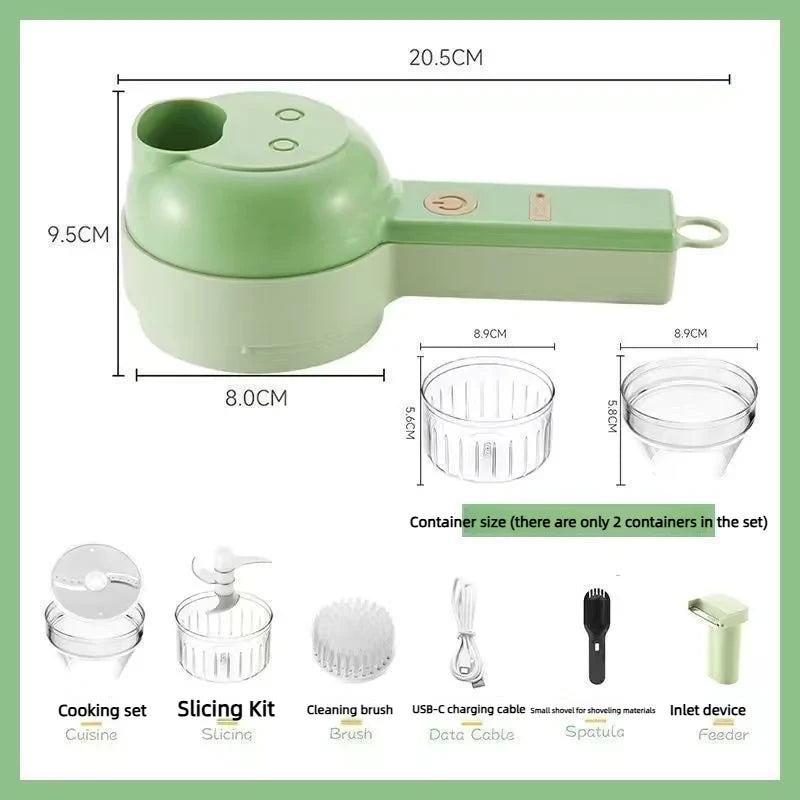 QuickPrep 4-in-1 Electric Chopper