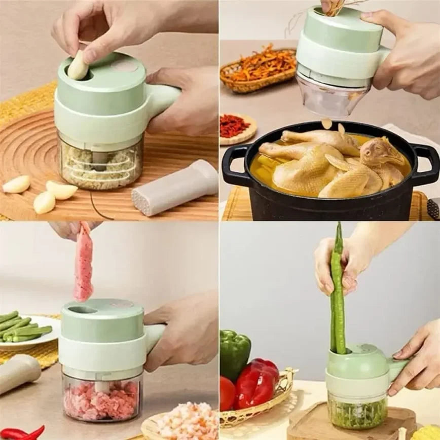 QuickPrep 4-in-1 Electric Chopper